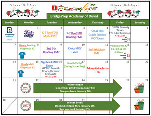 ✨December 2025 Activity Calendar ✨